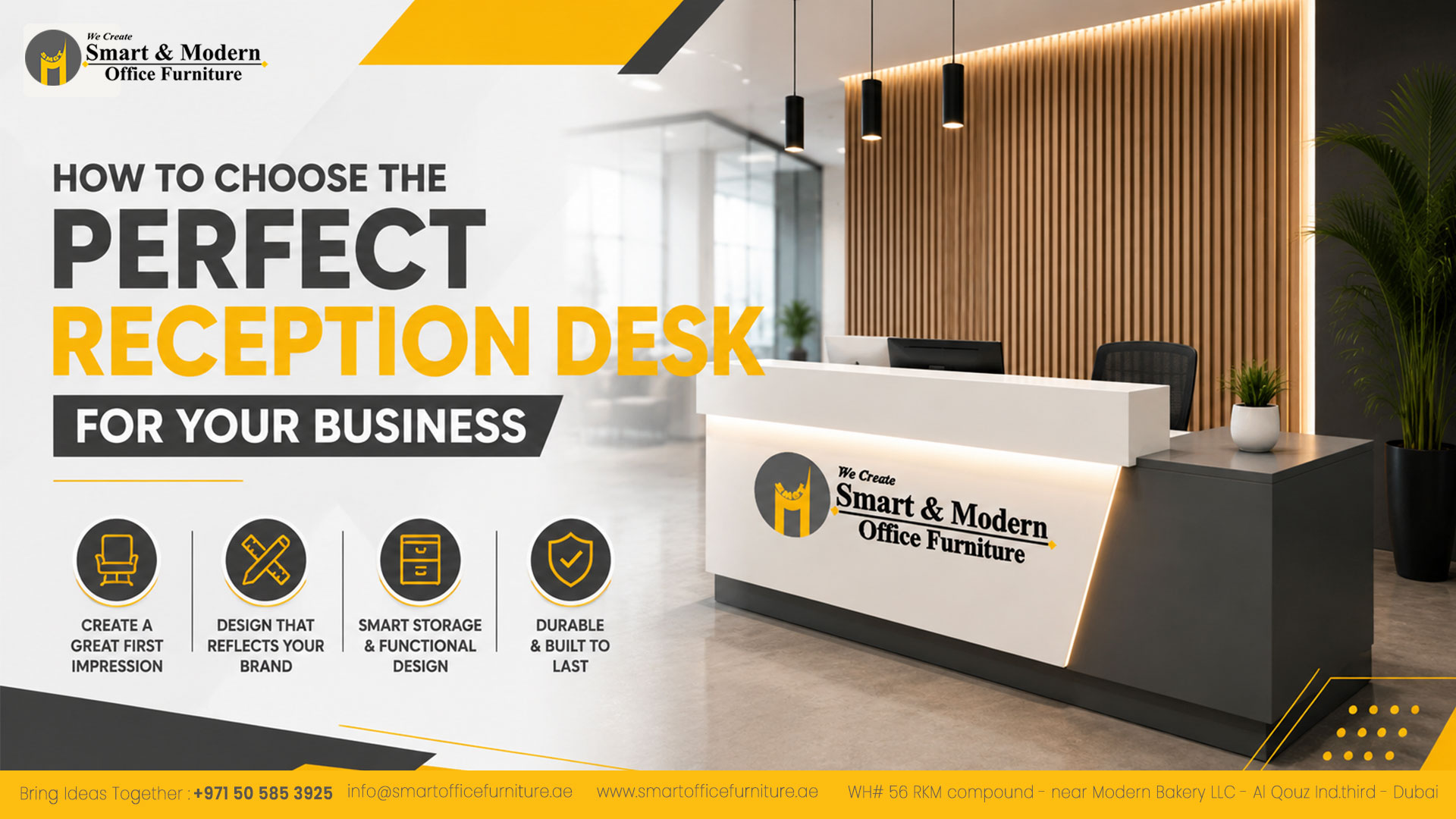 How to Choose the Perfect Reception Desk for Your Office