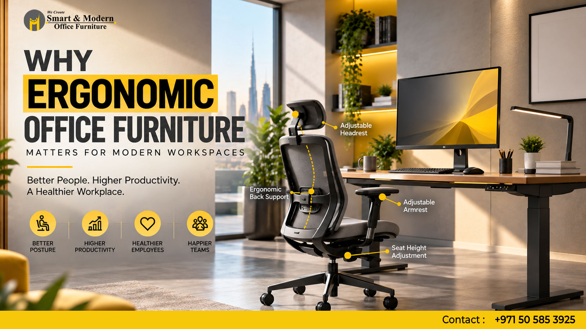 Why Ergonomic Office Furniture Matters for Modern Workspaces