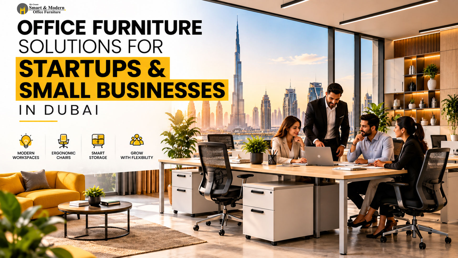 Office Furniture Solutions for Startups and Small Businesses in Dubai