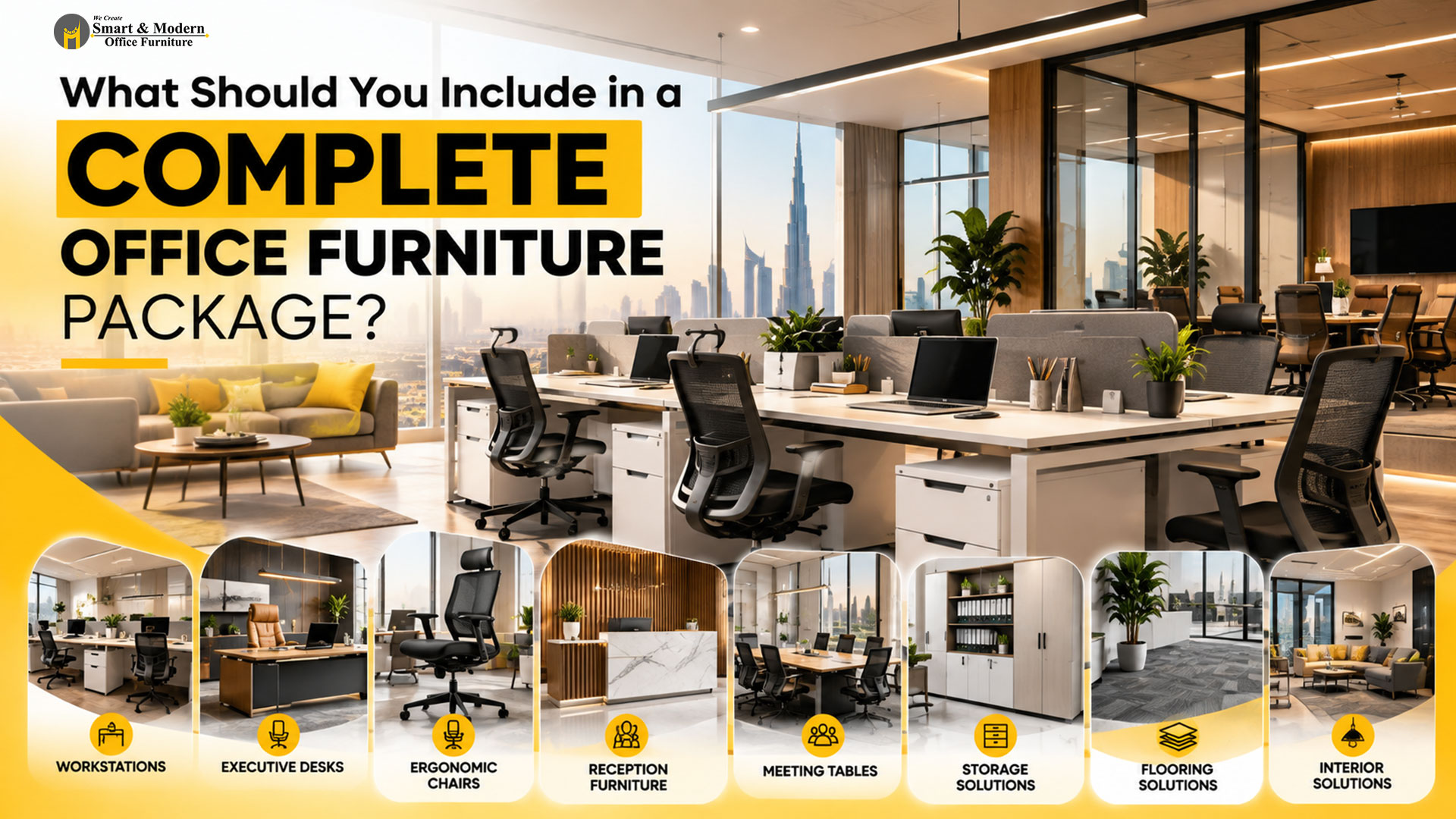 What Should You Include in a Complete Office Furniture Package?